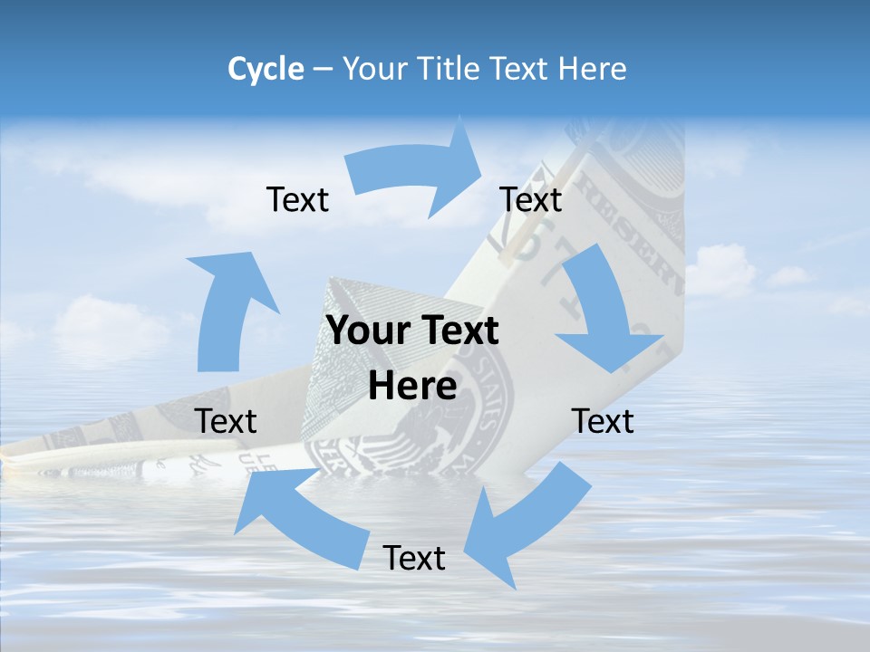 Money Ship PowerPoint Template