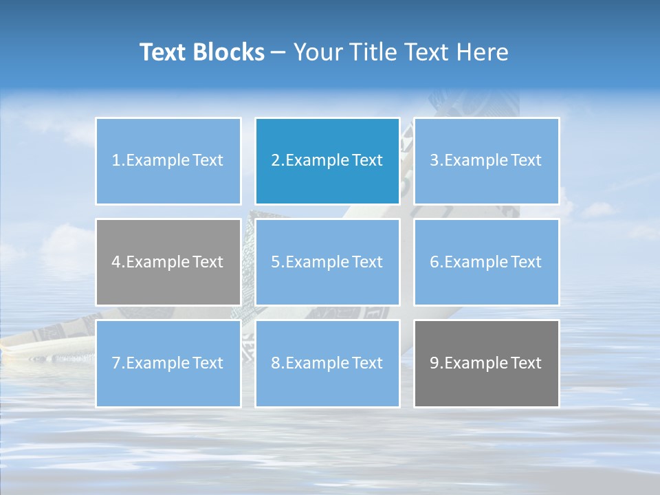 Money Ship PowerPoint Template