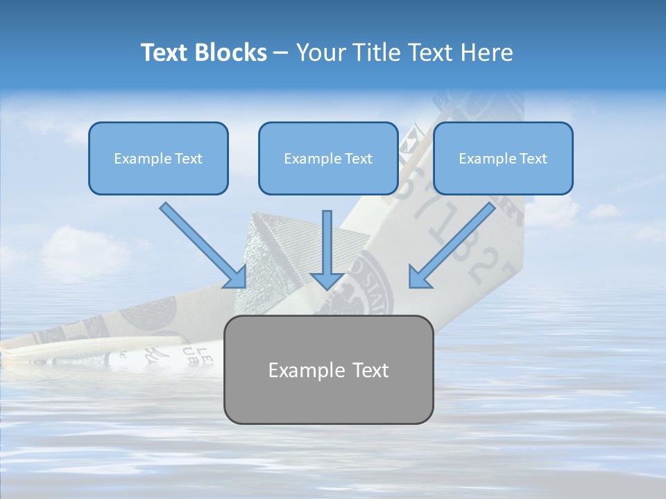 Money Ship PowerPoint Template