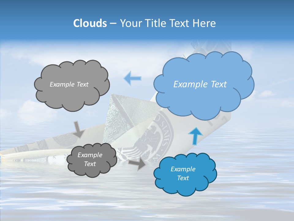 Money Ship PowerPoint Template
