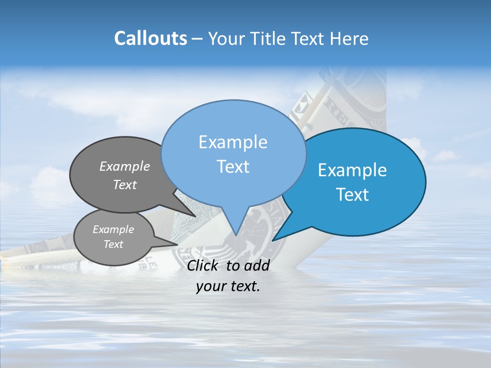 Money Ship PowerPoint Template
