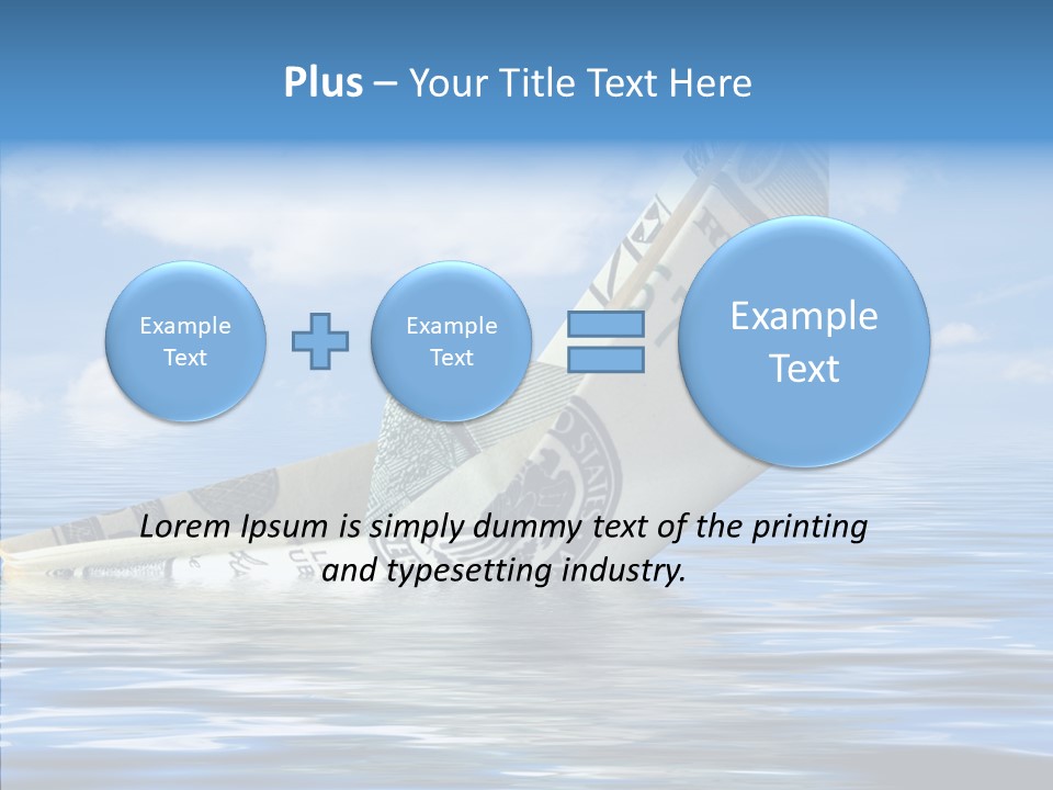 Money Ship PowerPoint Template