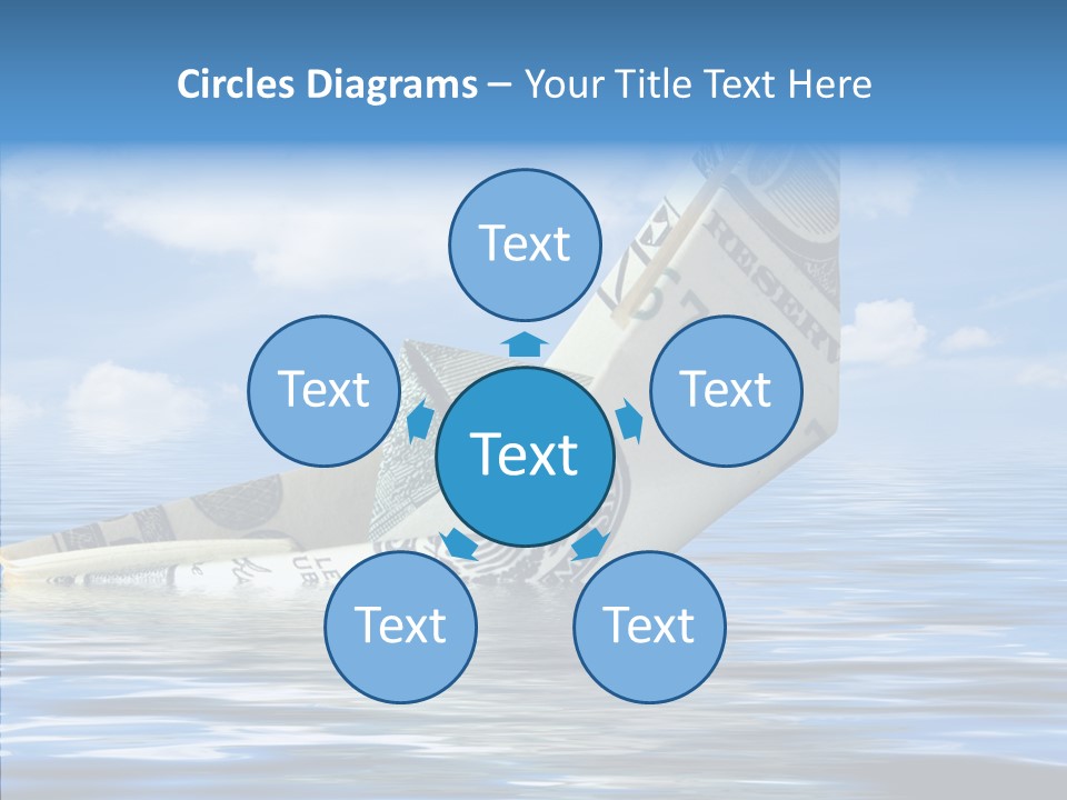 Money Ship PowerPoint Template