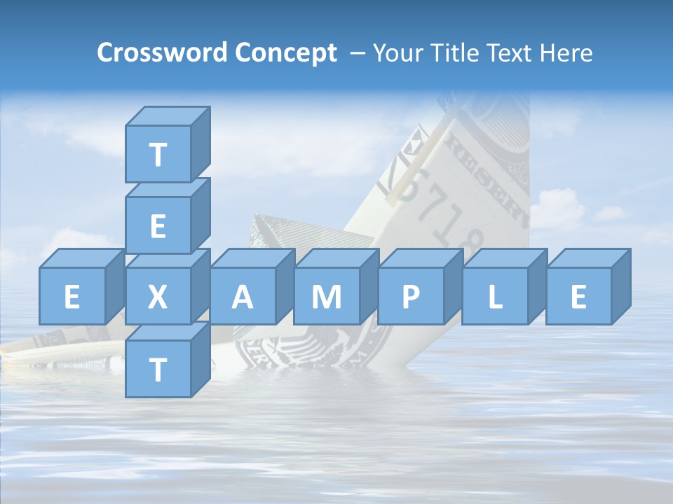 Money Ship PowerPoint Template