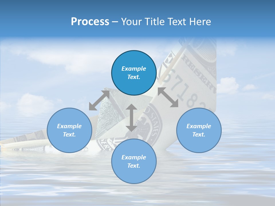 Money Ship PowerPoint Template