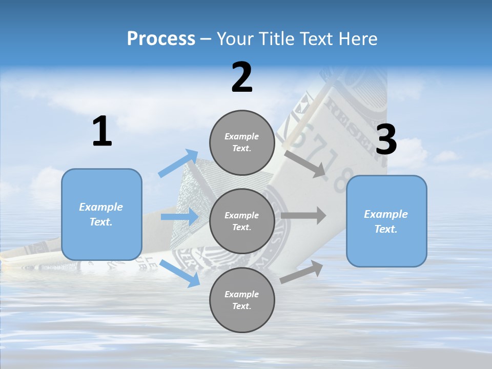 Money Ship PowerPoint Template