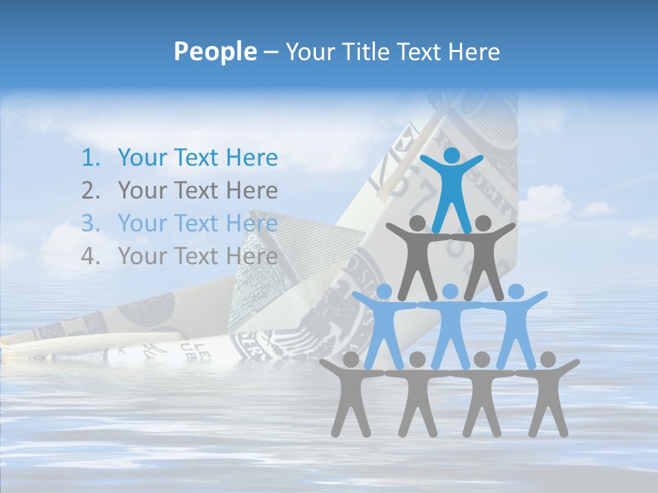 Money Ship PowerPoint Template