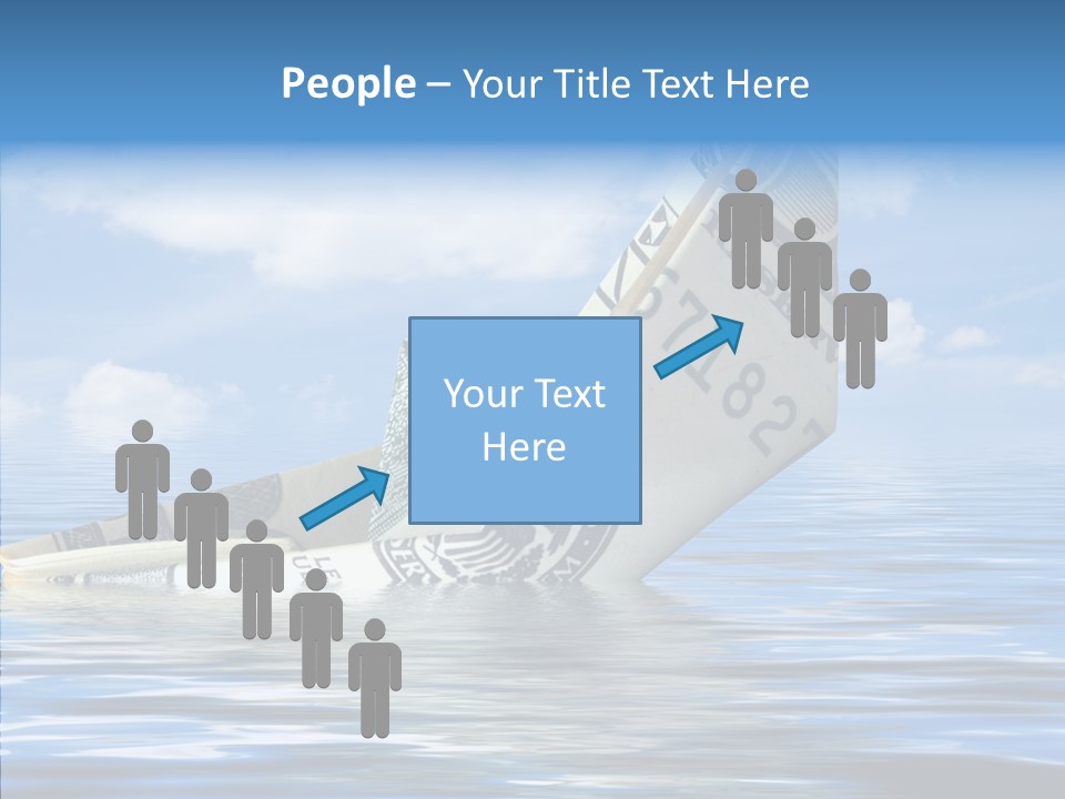 Money Ship PowerPoint Template