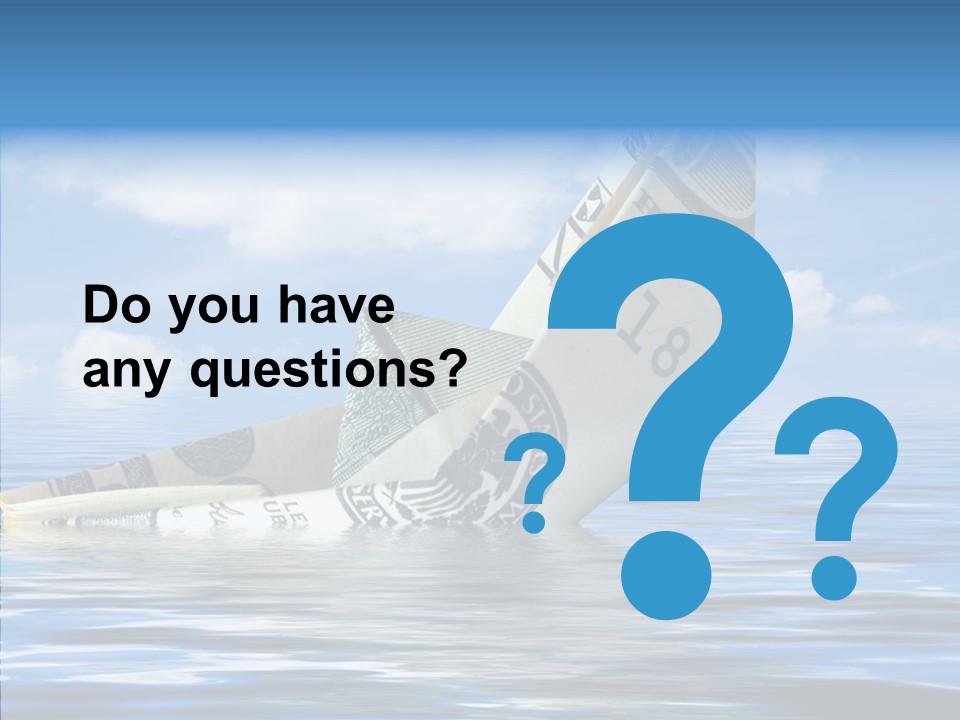 Money Ship PowerPoint Template