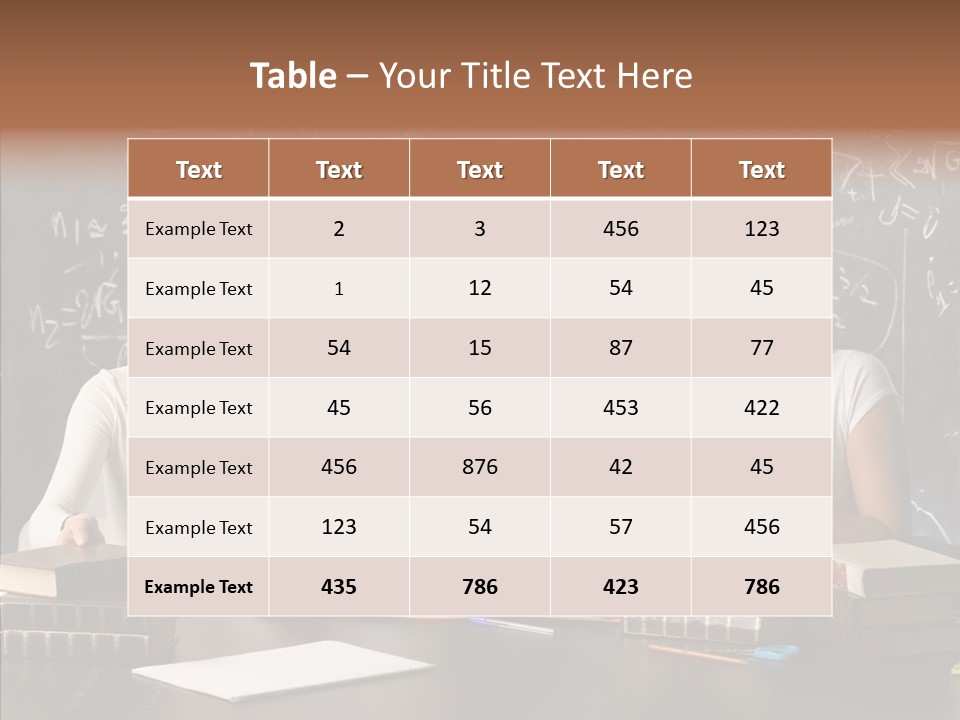 College Students Studying PowerPoint Template