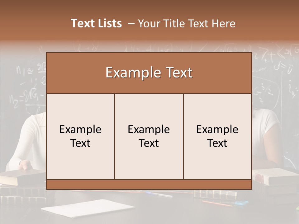 College Students Studying PowerPoint Template