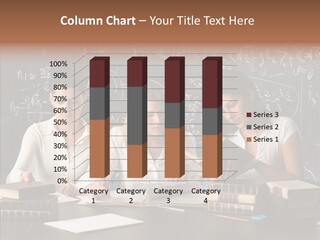 College Students Studying PowerPoint Template