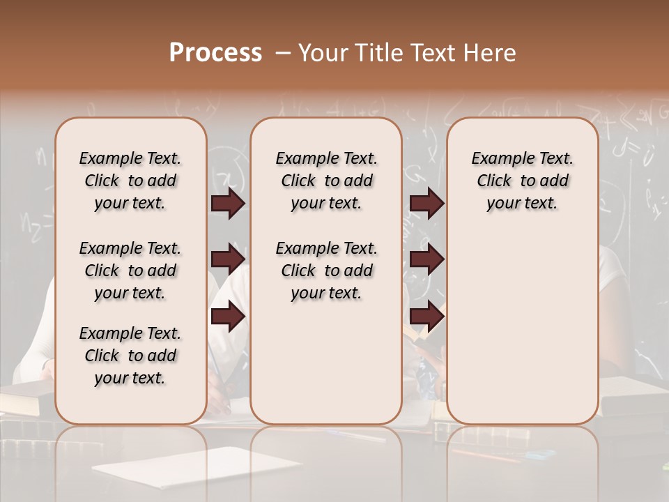 College Students Studying PowerPoint Template