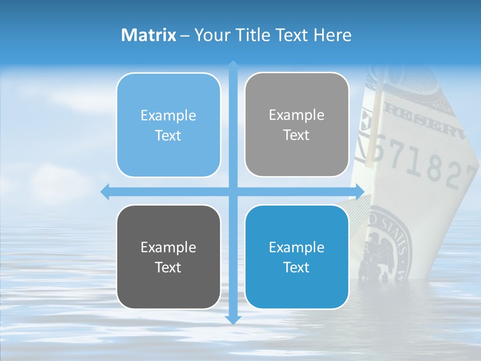 Money Ship PowerPoint Template