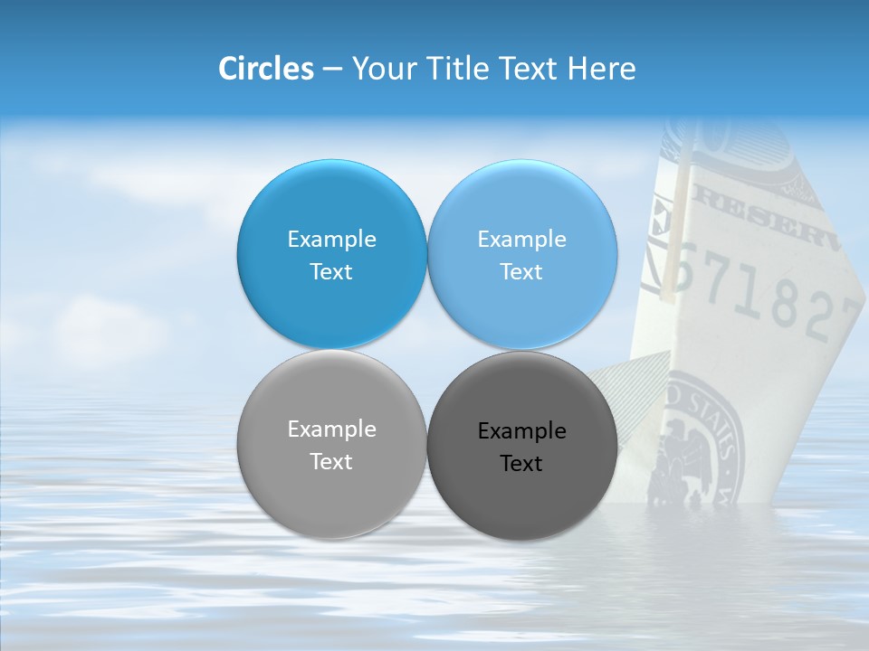 Money Ship PowerPoint Template