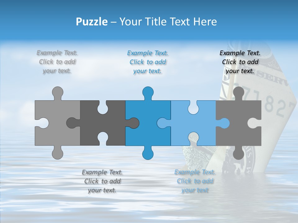 Money Ship PowerPoint Template