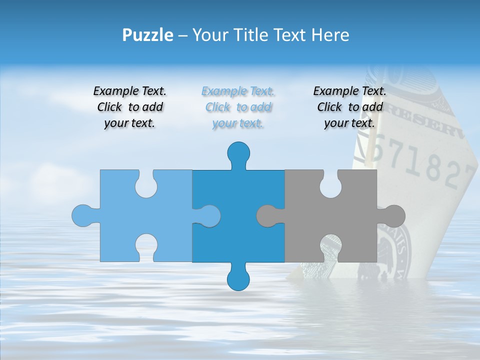 Money Ship PowerPoint Template