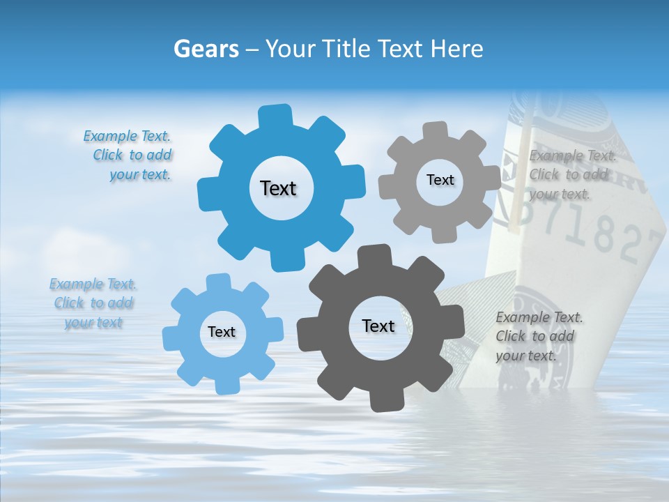 Money Ship PowerPoint Template