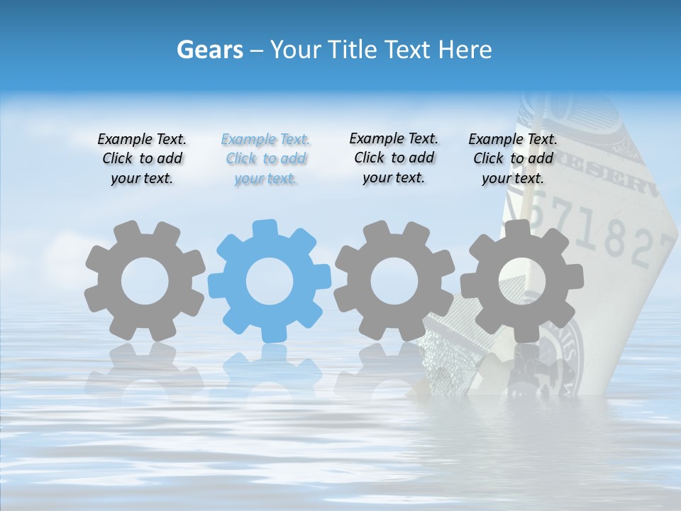 Money Ship PowerPoint Template