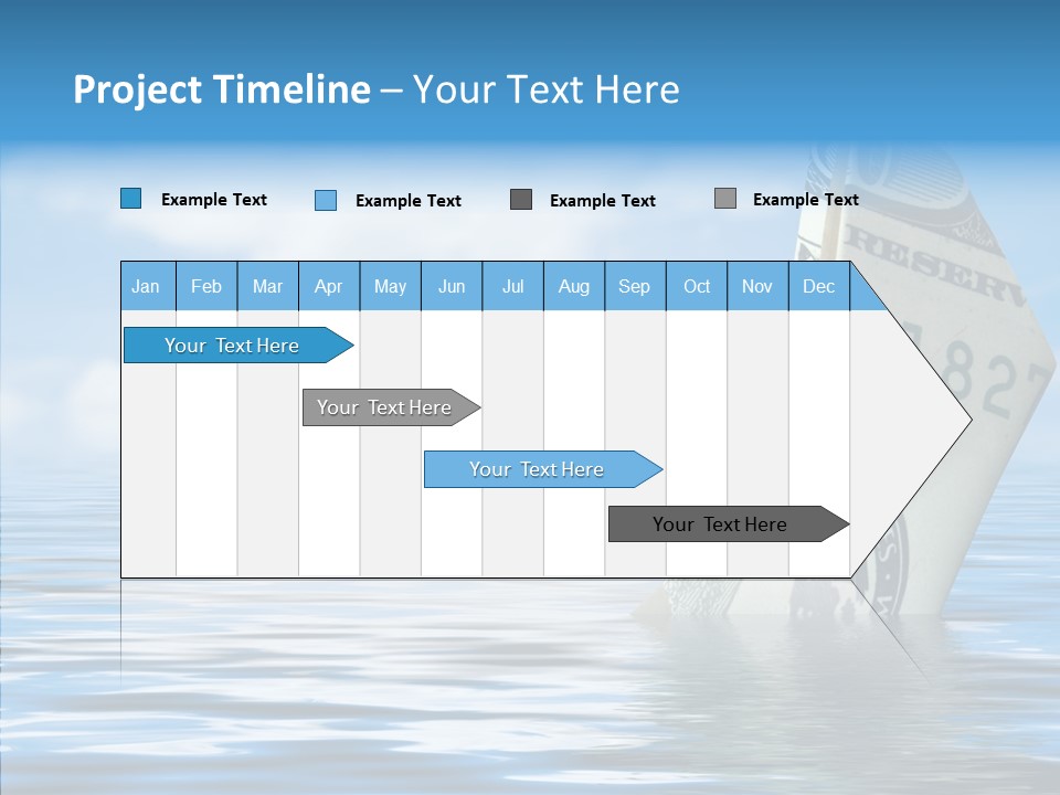 Money Ship PowerPoint Template