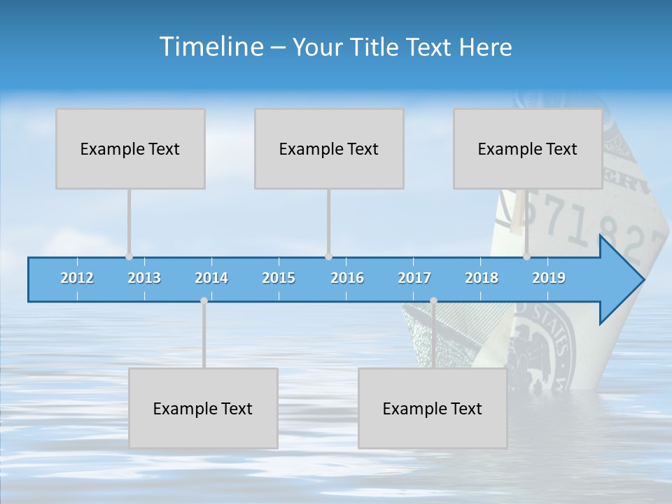 Money Ship PowerPoint Template