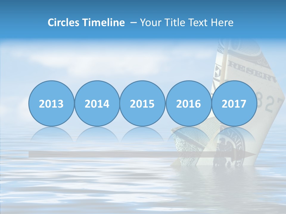 Money Ship PowerPoint Template