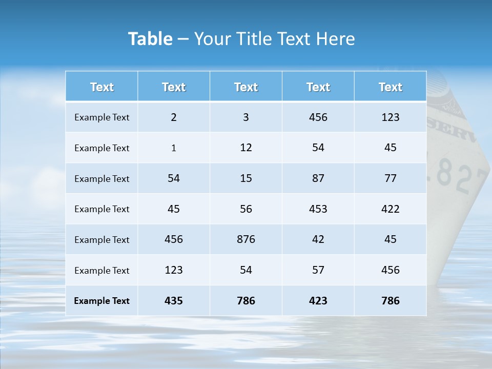 Money Ship PowerPoint Template