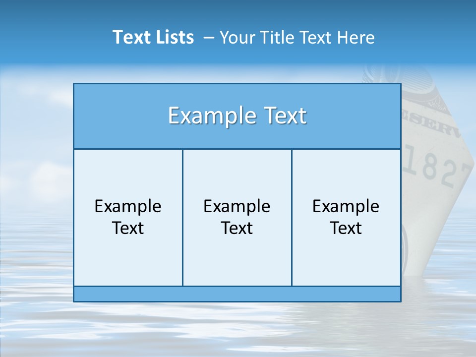 Money Ship PowerPoint Template