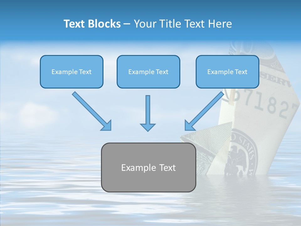 Money Ship PowerPoint Template