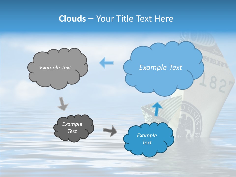 Money Ship PowerPoint Template
