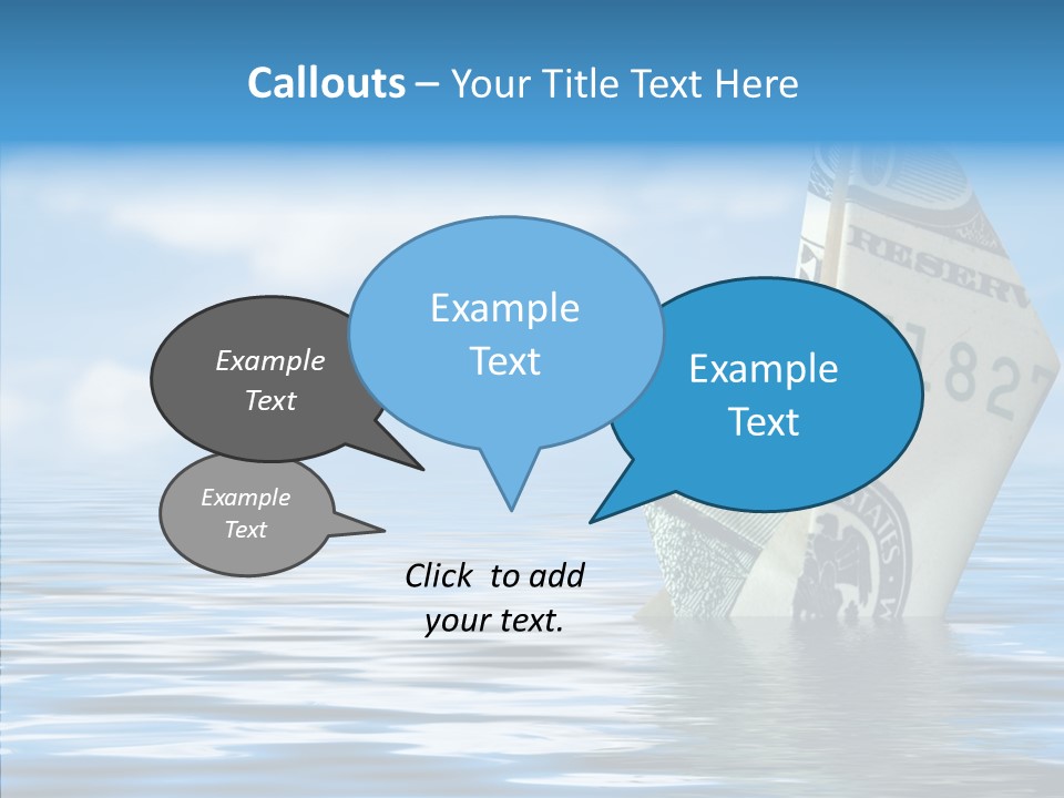 Money Ship PowerPoint Template