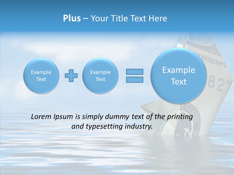 Money Ship PowerPoint Template