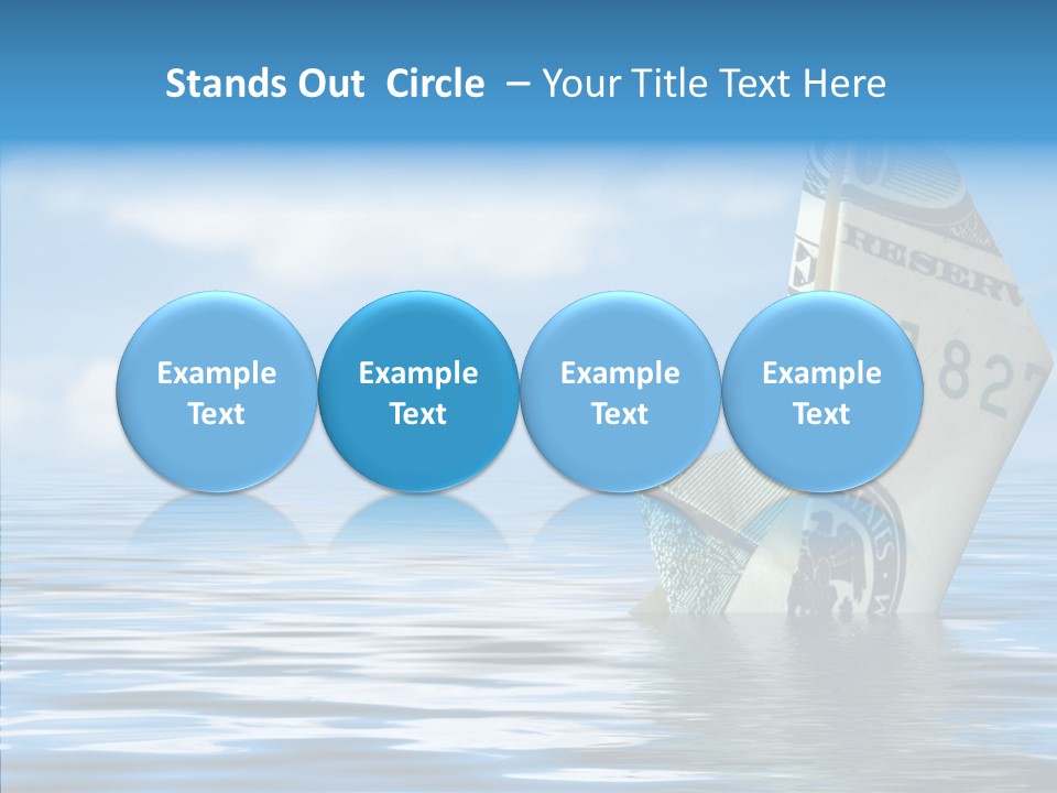 Money Ship PowerPoint Template