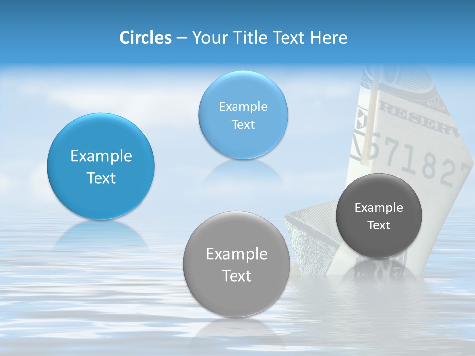 Money Ship PowerPoint Template