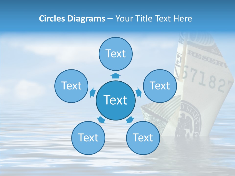 Money Ship PowerPoint Template