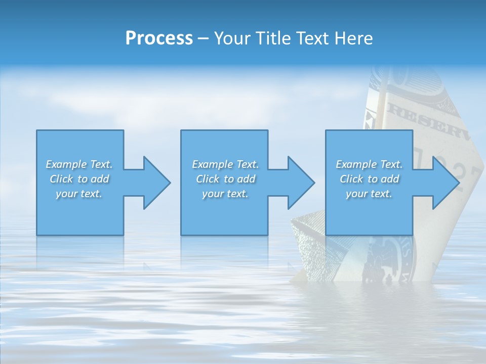 Money Ship PowerPoint Template