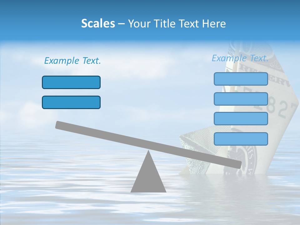 Money Ship PowerPoint Template