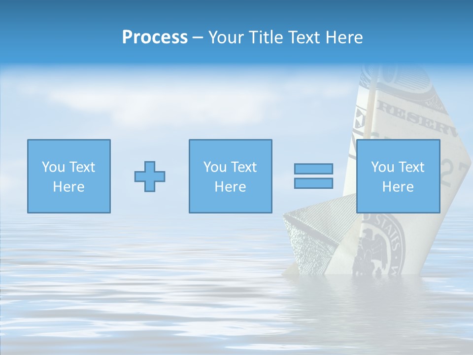Money Ship PowerPoint Template