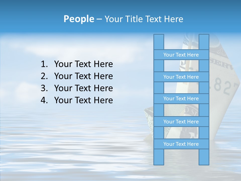 Money Ship PowerPoint Template