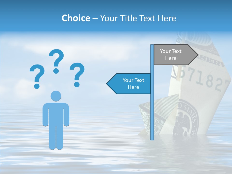 Money Ship PowerPoint Template