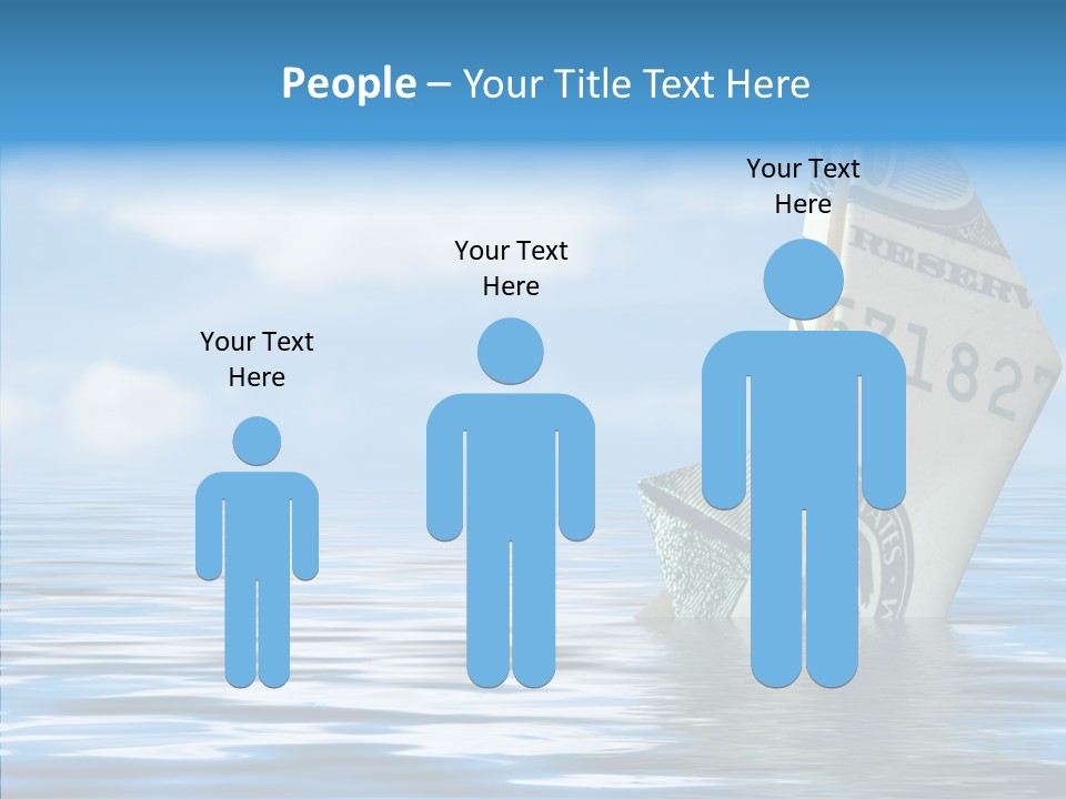 Money Ship PowerPoint Template