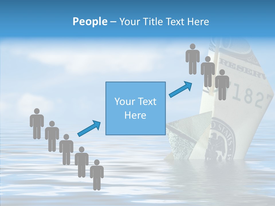 Money Ship PowerPoint Template