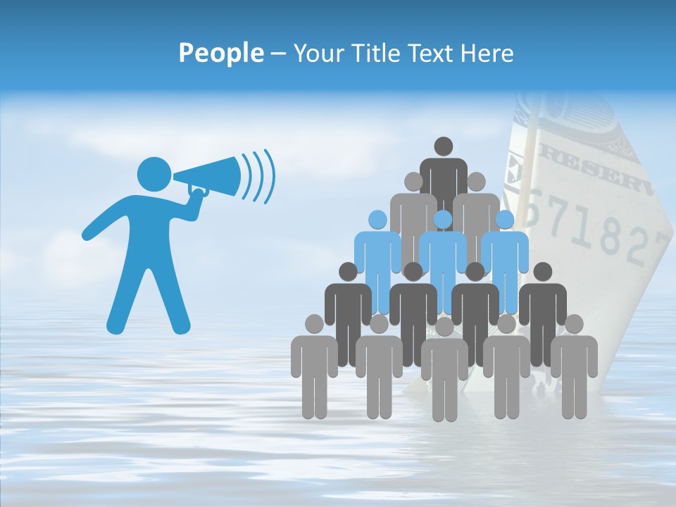 Money Ship PowerPoint Template