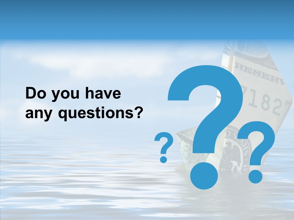 Money Ship PowerPoint Template