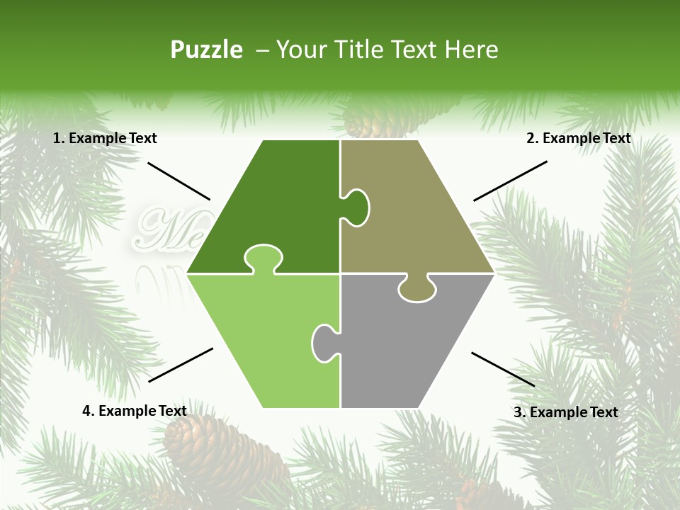 X Mas Season Holiday PowerPoint Template