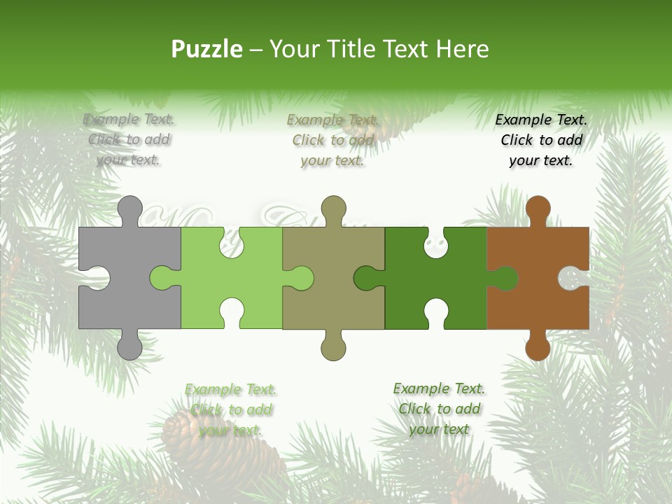 X Mas Season Holiday PowerPoint Template