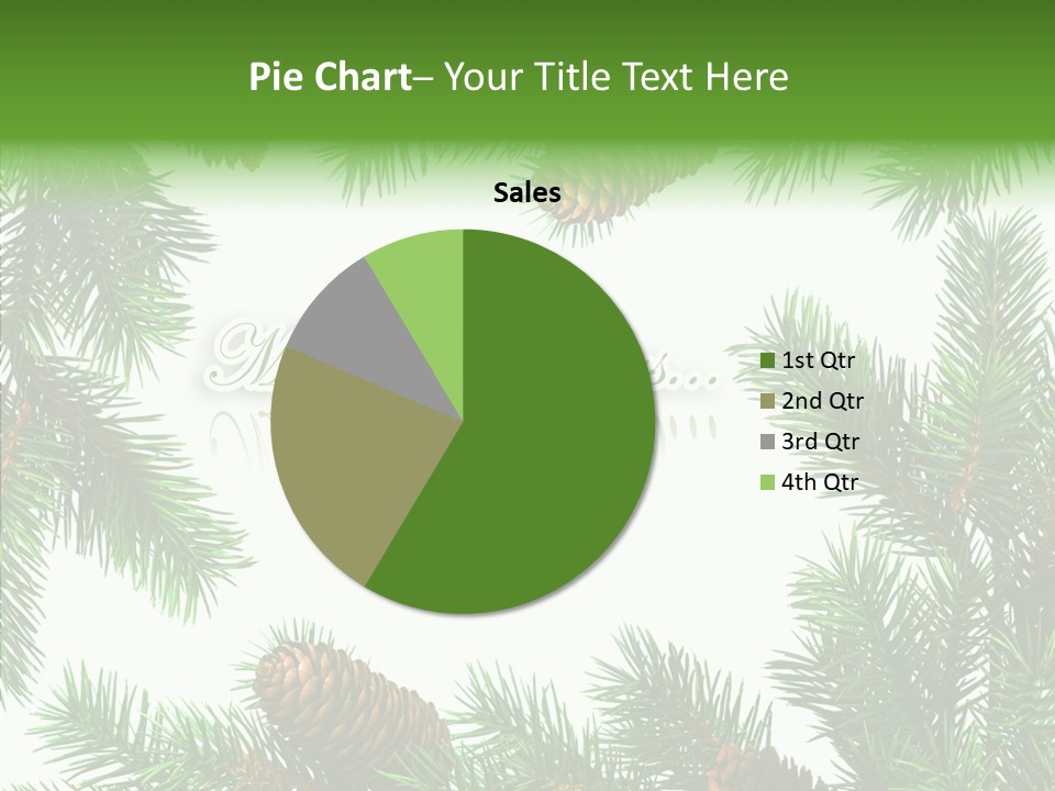 X Mas Season Holiday PowerPoint Template