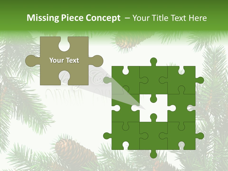 X Mas Season Holiday PowerPoint Template