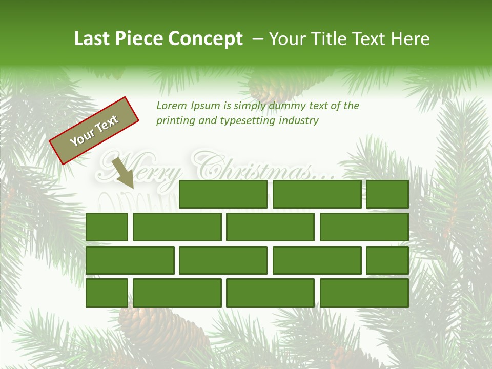 X Mas Season Holiday PowerPoint Template