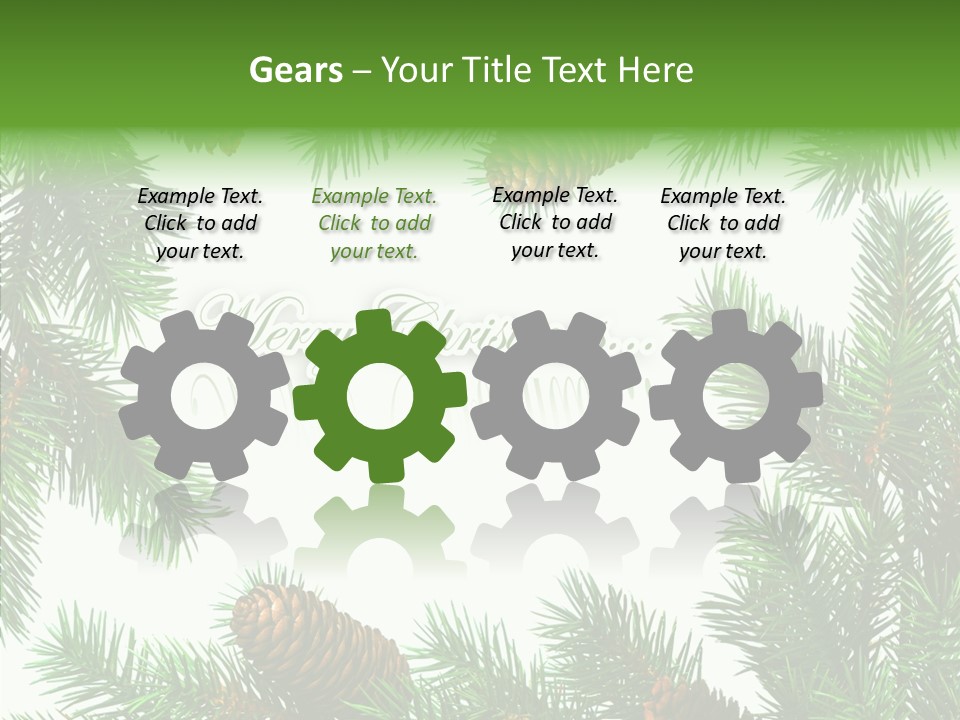 X Mas Season Holiday PowerPoint Template